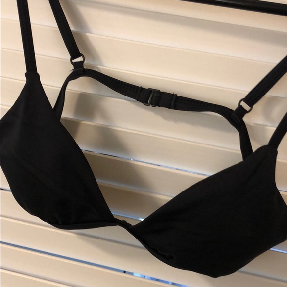 Black Triangle Bikini Top - Picture 2 of 2